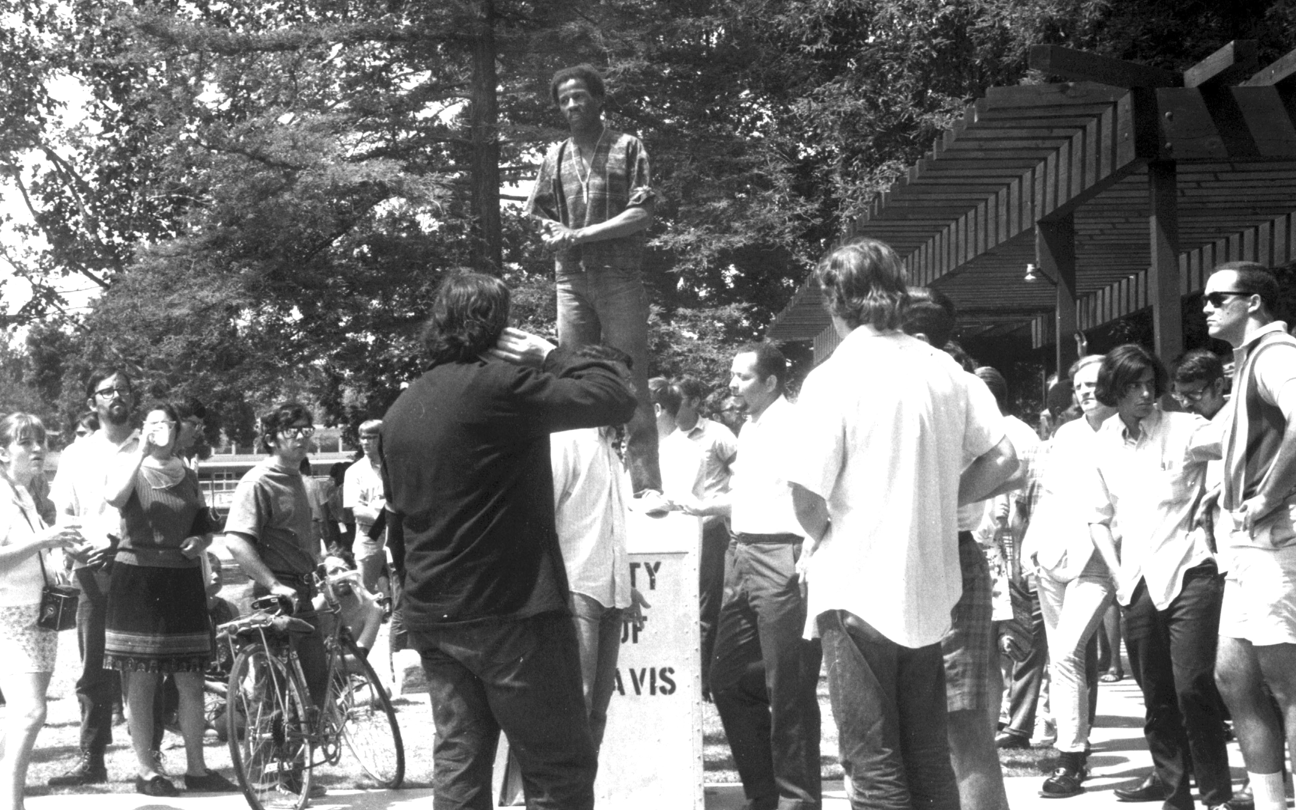Mel Posey, one of the leaders of the Black Students’ Union at UC Davis, headed a number of protest efforts on campus in 1969.