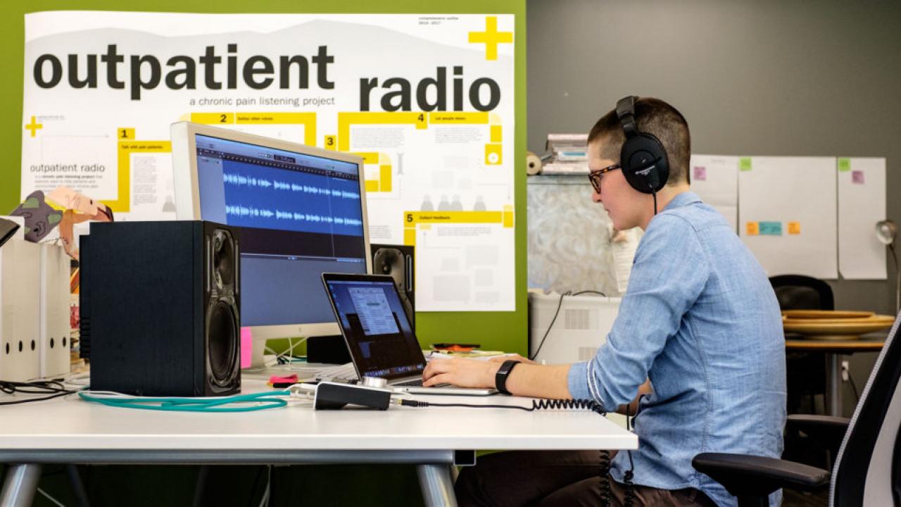 Working on Outpatient Radio at Center for Design in the Public Interest, Design Dept