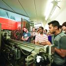 Students in the Nuclear Analytical Techniques Summer School use the Crocker Nuclear Laboratory.